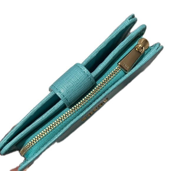 Furla Blue Turquoise Women's Wallet - Picture 6 of 12